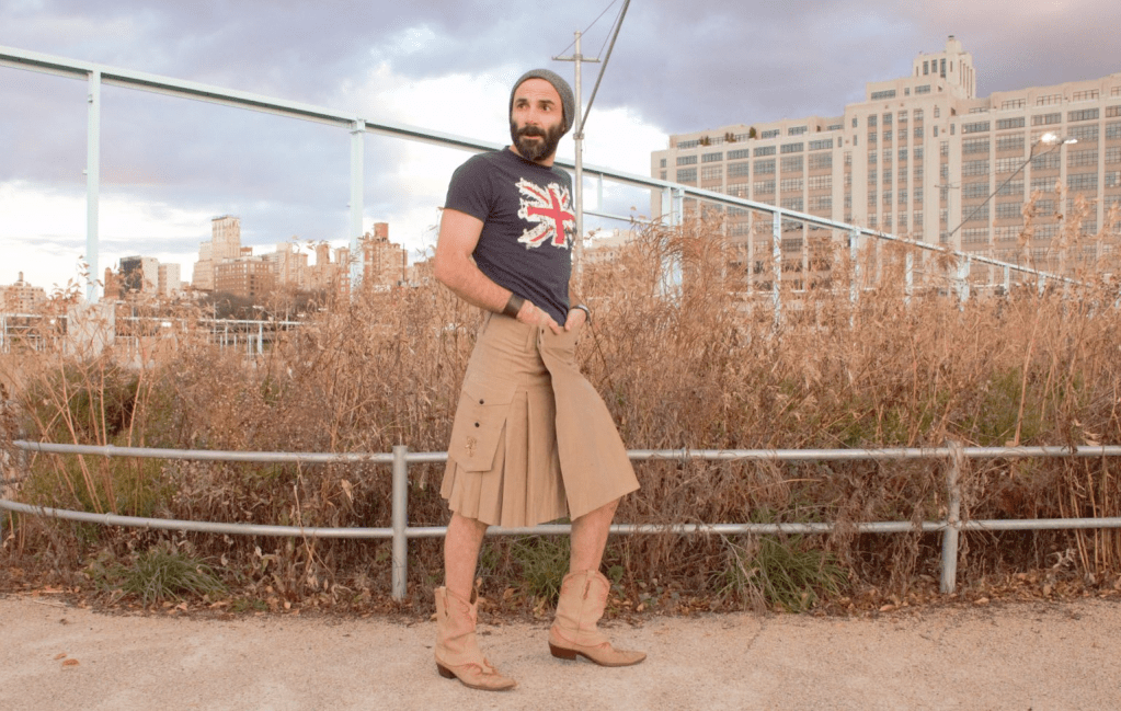 Goth kilt
